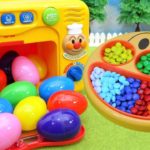 オーブンレンジでチンしよう！たまごのなかはなにがあるのかな？色彩、色の名前を覚えよう！フェイスランチ皿に盛り付けよう！#アニメキッズ