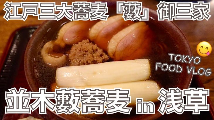 【浅草／そば】江戸三大蕎麦「藪そば」の御三家で、ひとり蕎麦屋酒🍶／食べログ百名店／並木藪蕎麦【ごはん日記#74】Tokyo Food Vlog at Asakusa – Soba
