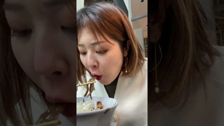 食べて学ぶシリーズ「酢重Indigo」顎の筋トレに最適店。#shorts #蕎麦