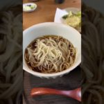 蕎麦と天ぷら Traditional Japanese foods. Soba (buckwheat flour) and Tempura with seasonal plant. #shorts