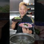 【鰹（カツオ）】しゃぶしゃぶ鍋!!　薬味いっぱい巻いて食べたら幸♪