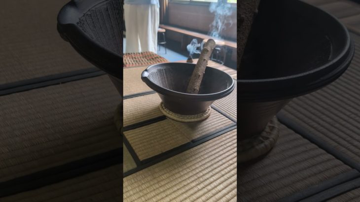 三光院の枇杷の葉で暑気払い焙烙灸！本日8月3日15時まで予約不要でやってます！　#焙烙灸