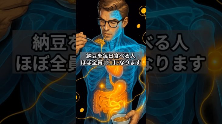 納豆を毎日食べる人、ほぼ全員〇〇になります#納豆 #健康