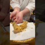 【予約が取れない若き天ぷら職人】天ぷら浅沼はオープン後すぐに大人気に、確かな技術とエアリーな衣。最高の穴子の天ぷら。 #japanesefood