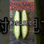 ゴーヤの主役はわたです　#ゴーヤ　#ゴーヤレシピ　#料理 #有機野菜 #天然食材 #自然食品 #自然食品店